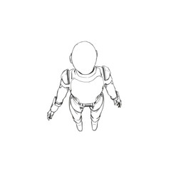 Obraz premium Sketch Art - The Darkness Behind