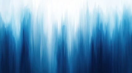 Gradient abstract geometric design featuring blue and aqua hues mimicking cascading water