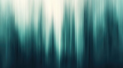 Stylized waterfall effect with flowing vertical lines in gradient aqua tones