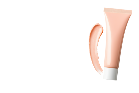 Tinted moisturizer tube with lightweight texture displayed against a white background