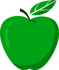 Apple icon, perfect for digital interfaces. Crisp, clean design ideal for health apps, food delivery services, and education