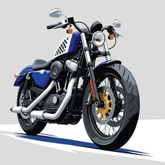 Obraz premium motorbike vector for graphic design 