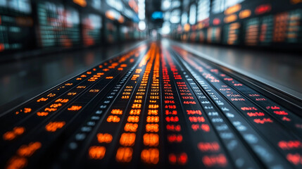 electronic circuit board, stock market chart, stock market graph