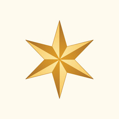 Fototapeta premium Gradient Star Design Vector Illustration Template