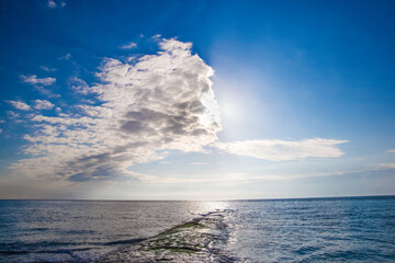 Dramatic Sky Over the Ocean