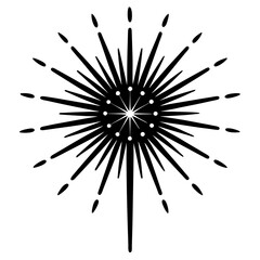 Obraz premium black ink splat