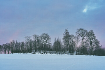 Photography from the cultural landscape of Toten, Norway, a day in February 2025.