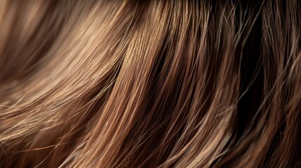 Fototapeta premium Hair colorful blonde brunette strands texture close up composition background