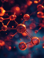 Close-up of multiple spheres