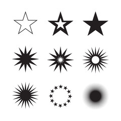 set of star icons