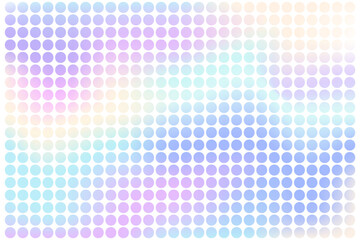 Gradient texture with halftone dots. Pixel holographic dots background. Pastel background with specks and spots. Abstract pattern
