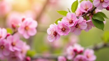 Fototapeta premium Maple Sap Tapping, Spring background colorful blossoms sap in tube to container photorealistic.