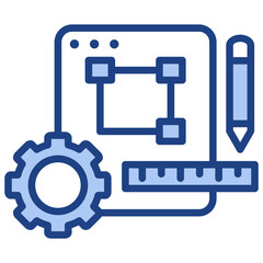 Edit Tool Blue Icon