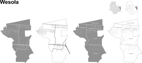 wesola roadmap warsaw SVG