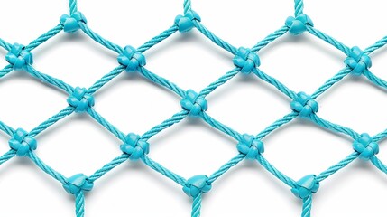 Nautical rope grid design  isolated pattern of marine fishing net equipment for seafood catching