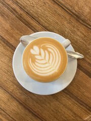 coffee with latte art