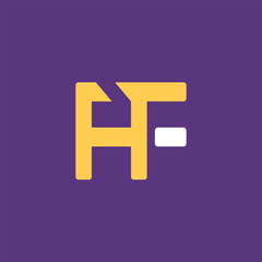 FF Logo Design. FV Logo Simple