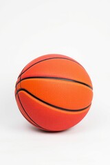 Orange Basketball Closeup Studio Shot Sports Equipment