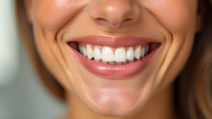 Obraz premium Cheerful happy young beautiful girl looking at camera smiling laughing over white background.