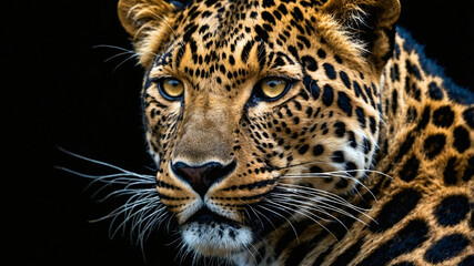 Fototapeta premium portrait of a leopard-2