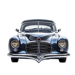 classic car isolated on white