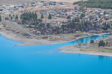 View of lake tekapo The Church of the Good Shepherd