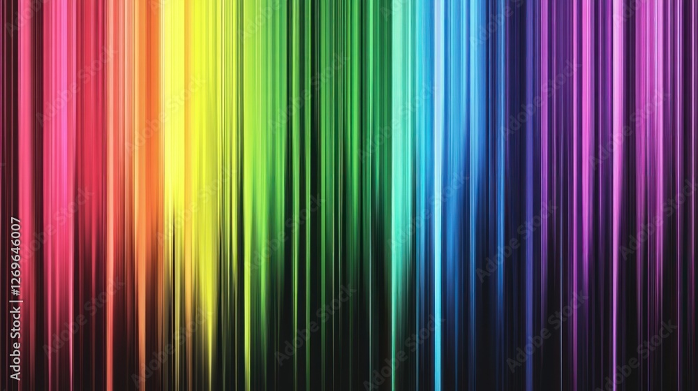 Poster abstract rainbow vertical stripes color pattern design