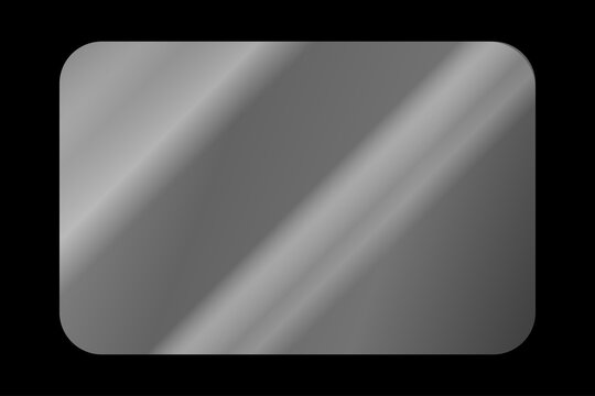 Shiny glass effect with sun glare. Glowing glass with sunlight reflections on black artificial background. Stock illustration	