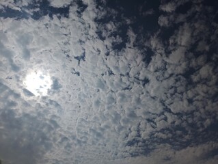 Cloudscape with Sunlight Breaking Through, a Mesmerizing View of Nature