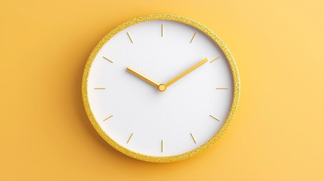 Time management tips for productivity office clock imagery bright environment close-up view conceptual design