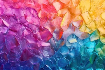 Iridescent rainbow foil texture with holographic sheen - vibrant abstract background for creative projects and design inspiration