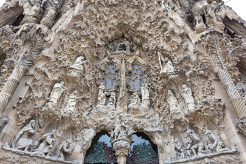 The spectacular Sagrada Familia in Barcelona