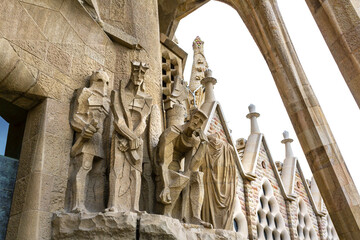 The spectacular Sagrada Familia in Barcelona