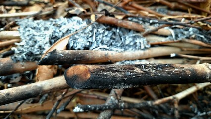 barbecue grill on a grill
