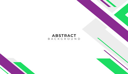 Green and purple abstract geometric background vector illustration