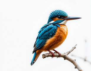 Fototapeta premium Jewel of the River: Kingfisher