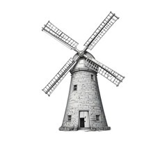 Obraz premium Cartoon farm landscape