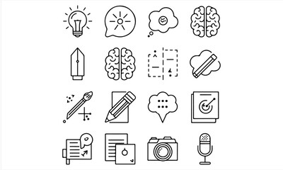 vector illustration of a set of icons for web. Cryptocurrency set of web icons in line style. Bitcoin linear icon collection. Containing crypto currency,