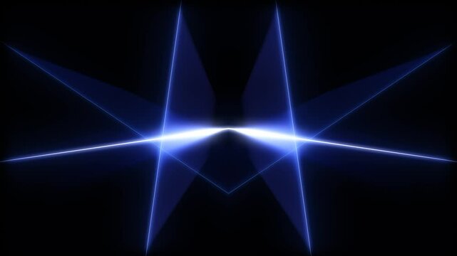 flickering laser line neon with mirrored rays fog beam, suitable for concert performance