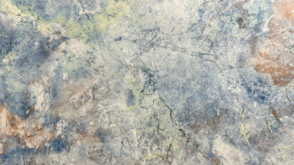 Natural Stone Texture With Blue, Beige, And Gray Tones, Weathered Surface With Organic Cracks, Abstract Background For Design, Architecture, Interior Decor, Suitable For Creative Projects, Wall Textur