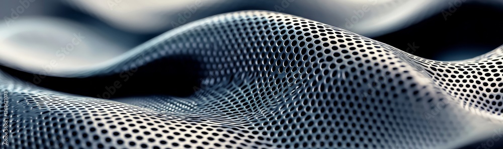 Poster the concept of big data is illustrated in a 3d render of a wide banner that includes blockchain tech