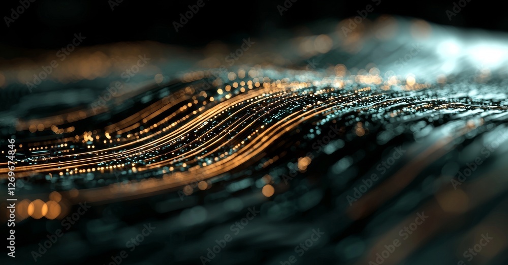 Poster the central processing unit of the future soars, encompassing the electronic circuitry that performs