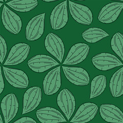 Seamless pattern with floral motifs. Vector illustration.