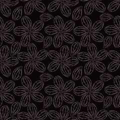 flower pattern textile design illustration