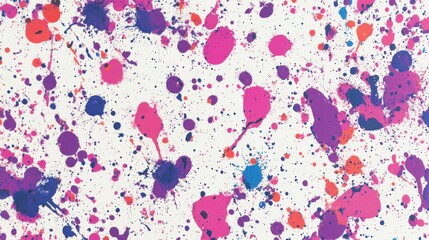 Fairy Tale Splatter Paint Art, Studio, Digital Artwork, Creative Space, Close-up, Colorful Fantasy Design