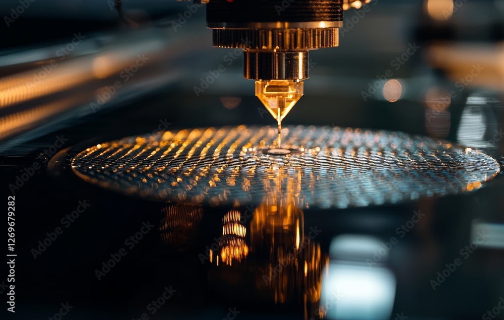 Poster silicon wafers and microcircuits are utilized in automation system control applications for robot ar