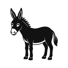 vector illustration of a mule