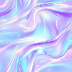 Dreamy Iridescent Waves: Seamless and enchanting, a fluid display of iridescent hues, the swirling textures create a captivating abstract design. 