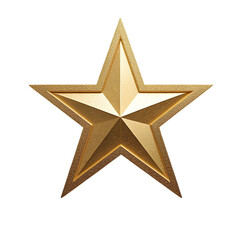 Fototapeta premium Realistic star isolated