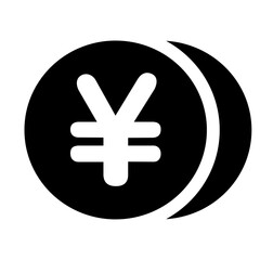 Obraz premium B-end shopping guide application black coloured icon pack